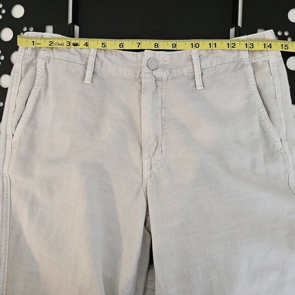 Mother Misfit Crop Ankle Jogger Mid-Rise Pants in Stone Khaki | Women's 26 - Picture 8 of 16